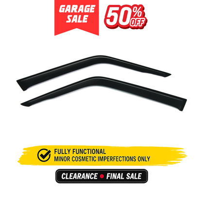 OCAM Weather Shields (2pce) - Suitable for use with Single Cab 70 Series LandCruiser 2007+ - GS-40