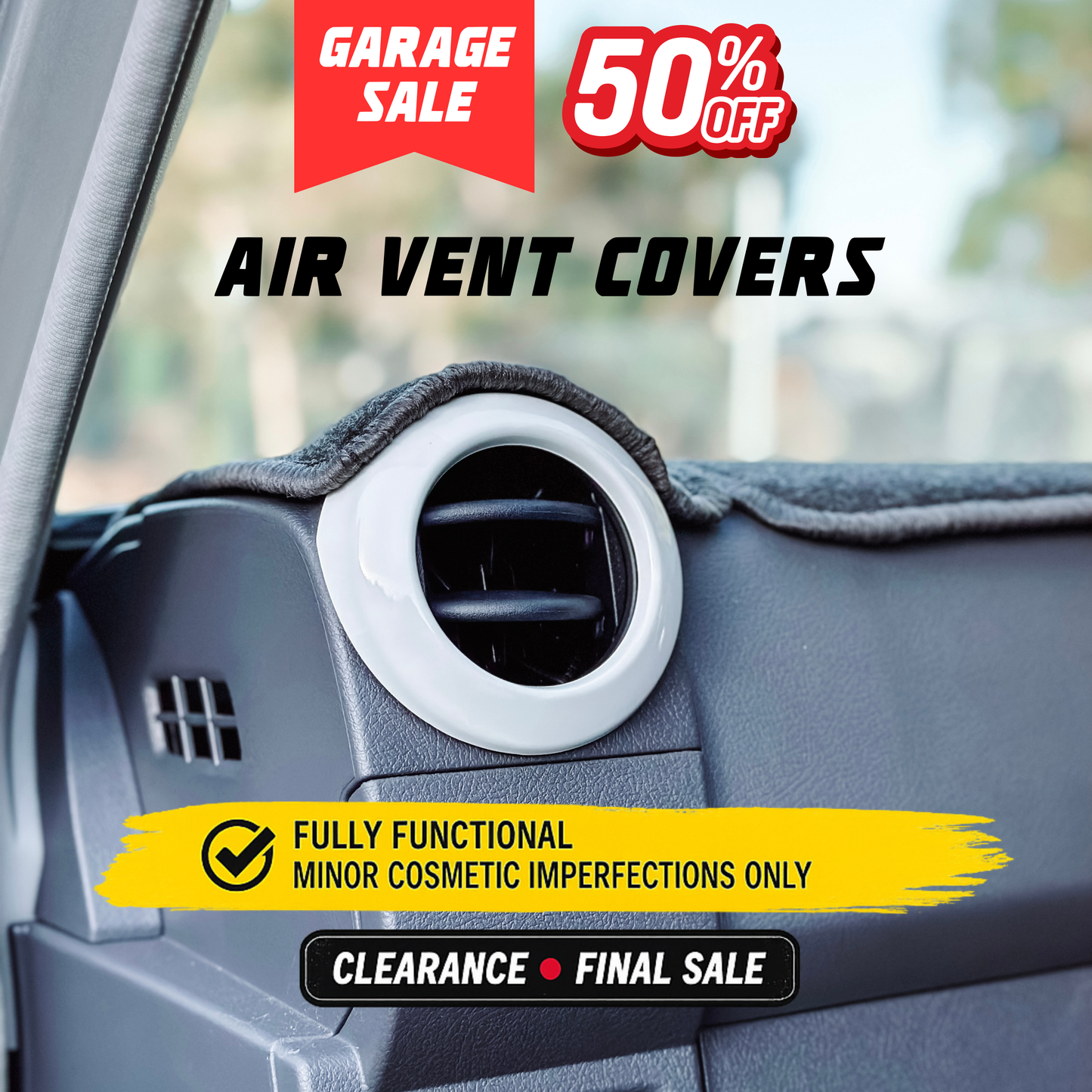 Airvent Covers - White - GS6