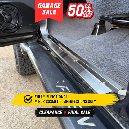 Stainless Steel Sill Trims - Suitable for use with 70 Series LandCruiser - GS9