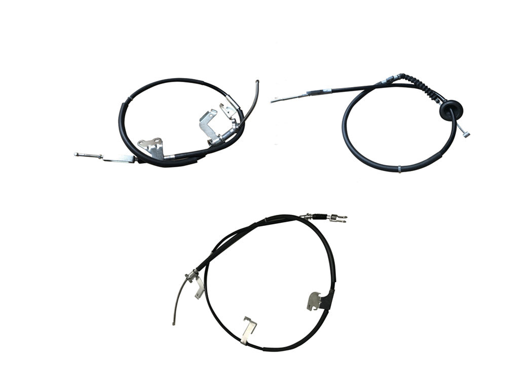 Front & Rear Hand Brake Cable Set (3pce) - Suitable For Toyota Hilux GGN25R SR SR5 (2006-2015)