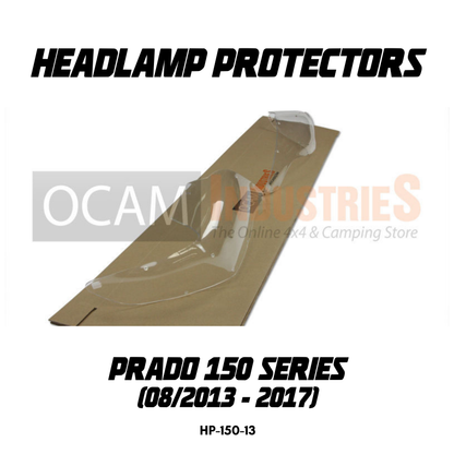 OCAM Headlight Headlamp Protectors for Toyota Prado 150 Series August 2013-2017