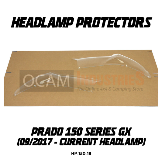 OCAM Headlight Protectors for Toyota Prado 150 Series GX 09/2017-Current Headlamp