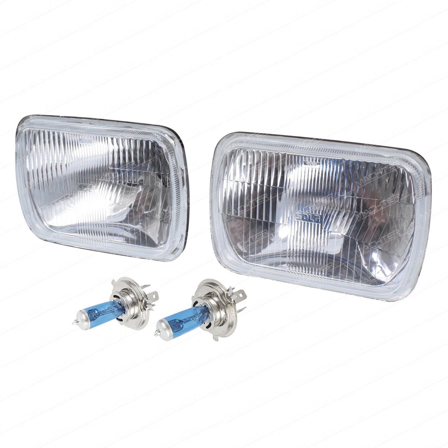 H4 Headlight Upgrade Kit (Pair) 7x5" - Suitable For Toyota Hilux (1983-2005)