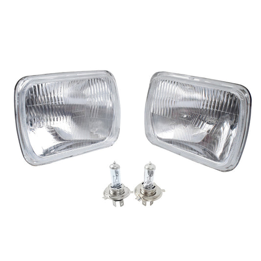 Headlight H4 Kit (Pair) - Suitable for Toyota Hilux 1988-1997