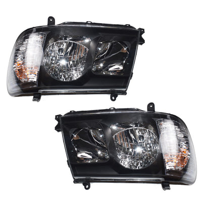 Angel Eye Headlights (Pair) - Suitable for Landcruiser 100 Series 2005-2007