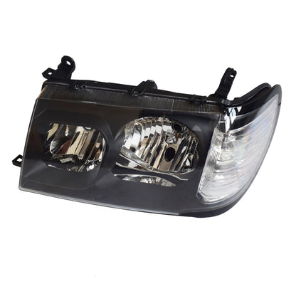 Angel Eye Headlights Projector (Pair) - Suitable For Toyota Landcruiser 100 Series 01/1998-04/2005