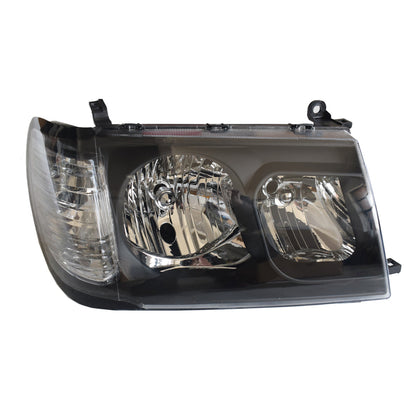 Angel Eye Headlights Projector (Pair) - Suitable For Toyota Landcruiser 100 Series 01/1998-04/2005