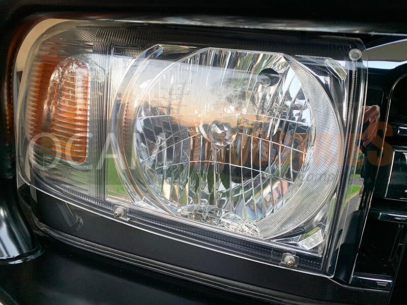 OCAM Headlight Protectors for Toyota Landcruiser 70, 76, 78, 79 Series, 2007-10/2023, Lamp Covers