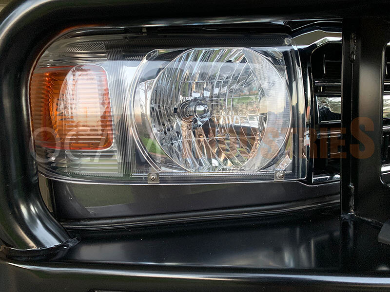 OCAM Headlight Protectors for Toyota Landcruiser 70, 76, 78, 79 Series, 2007-10/2023, Lamp Covers