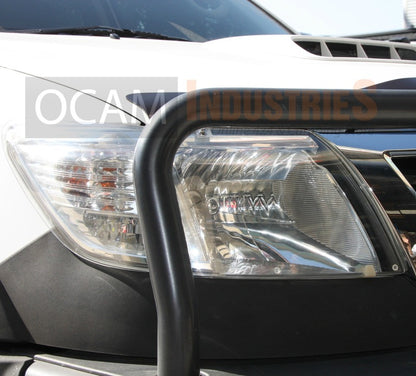 OCAM Headlight Headlamp Protectors for Toyota Hilux N70 Aug 2011-15 Lamp Covers