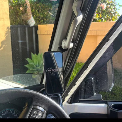 phone-mount-landcruiser-black-no-drill-stainless-steel-bracket-driver-passenger