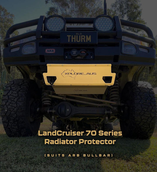 Xplore Aus Radiator Protector - to suit 70 series LandCruiser (to suit ARB Bullbar)