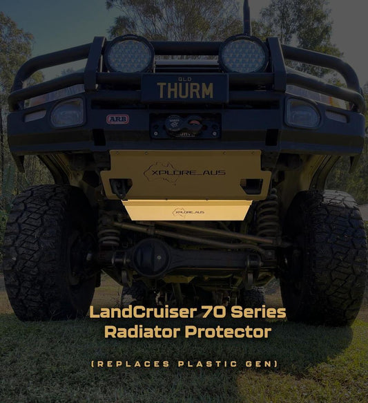 Xplore Aus Radiator Protector - to suit 70 series LandCruiser (Replaces plastic gen)