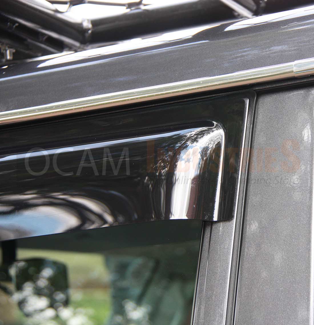 OCAM Weather Shields (2pce) - Suitable for use with Single Cab 78 Series LandCruiser 2007+