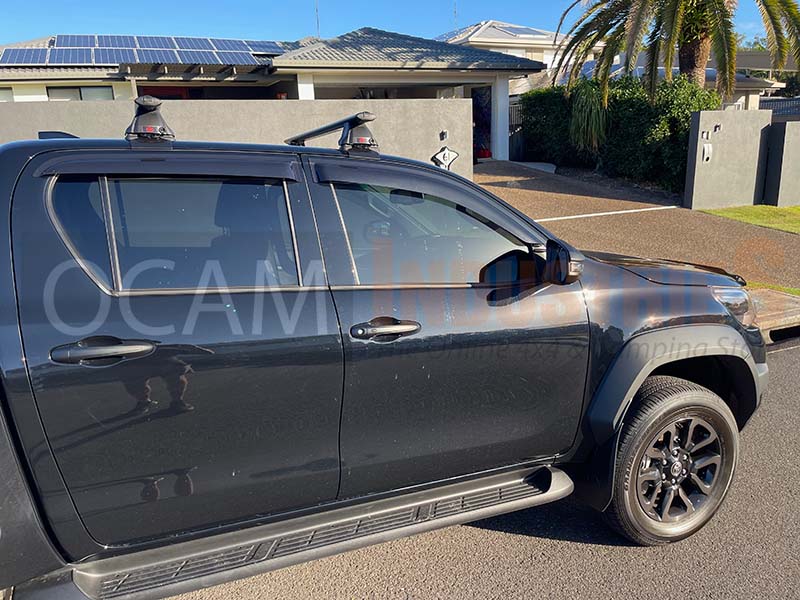 OCAM Weather Shields (4pce) - Suitable for use with N80 Hilux 2015-ON