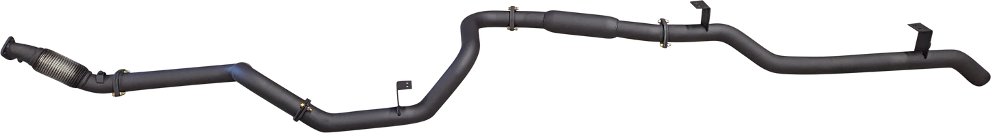 Manta Exhaust System - LandCruiser VDJ79 Single Cab 4.5L V8 2007-2016 - MKTY0008