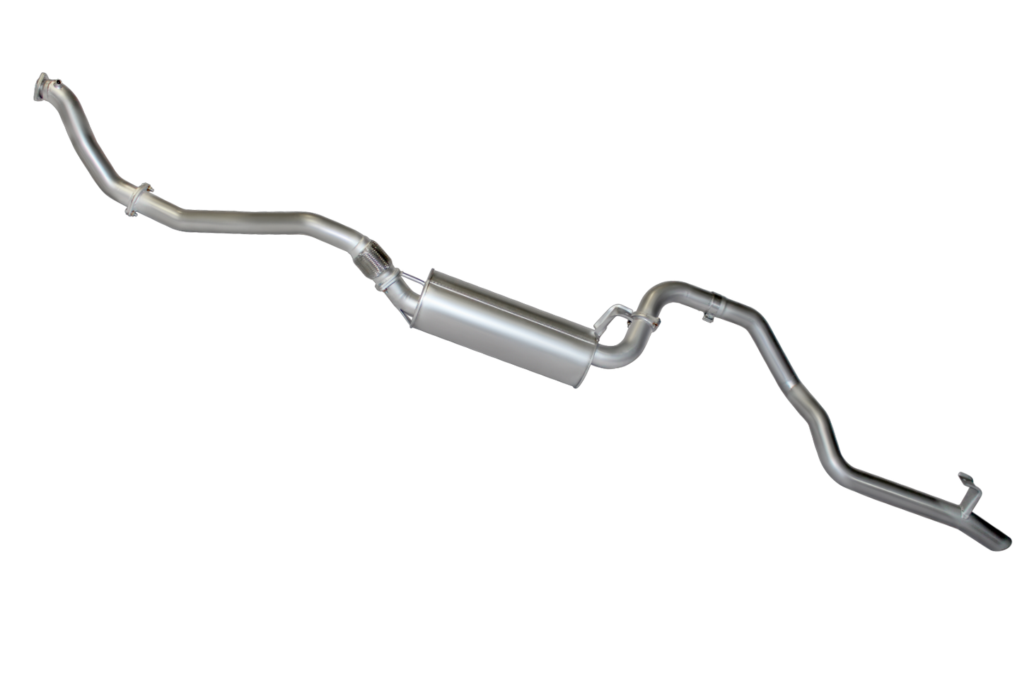 Manta Exhaust System - LandCruiser HZJ105 4.2L 1HZ Diesel Wagon - Aftermarket Turbo
