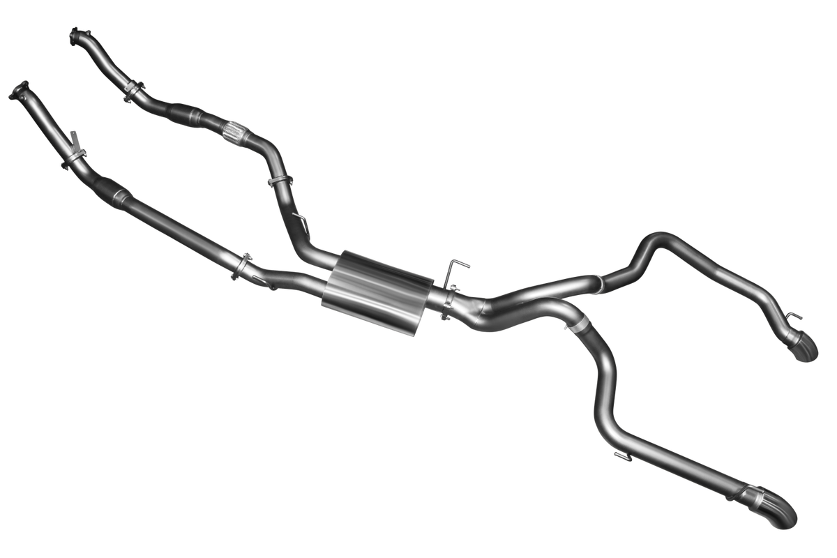 Manta Exhaust System - LandCruiser VDJ200 4.5L V8 Twin Turbo Diesel Wagon 2007-2015