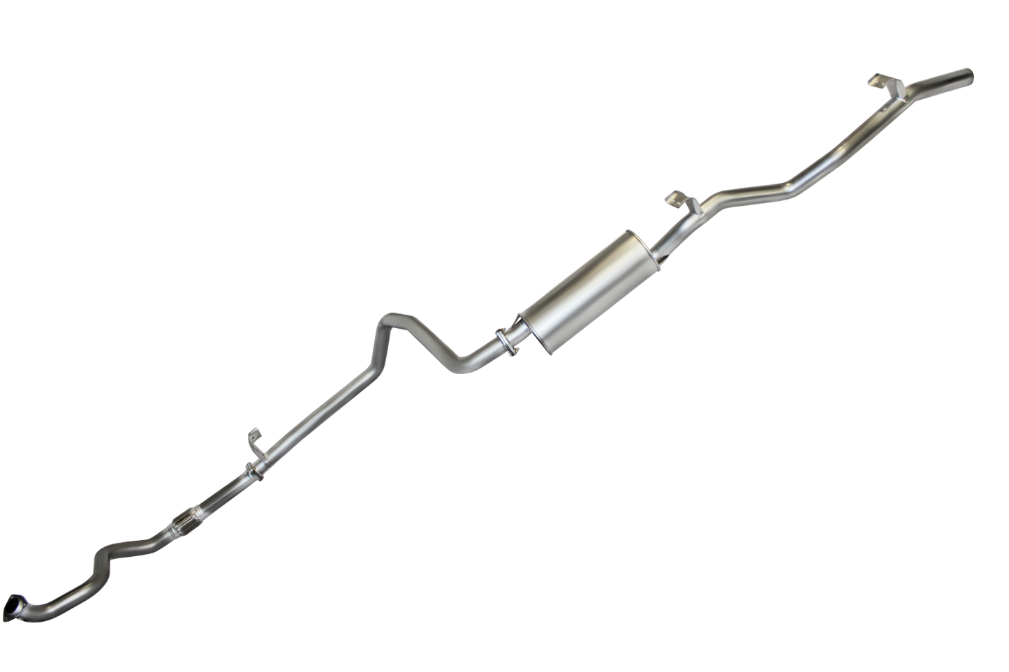 Manta Exhaust System - LandCruiser HZJ75/HZJ78 4.2L 1HZ Diesel Ute & Troop Carrier - MKTY0069