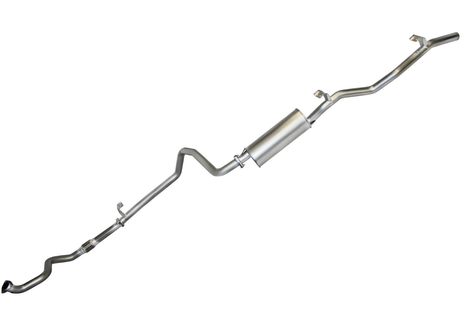 Manta Exhaust System - LandCruiser HZJ75/HZJ78 4.2L 1HZ Diesel Ute & Troop Carrier - MKTY0069