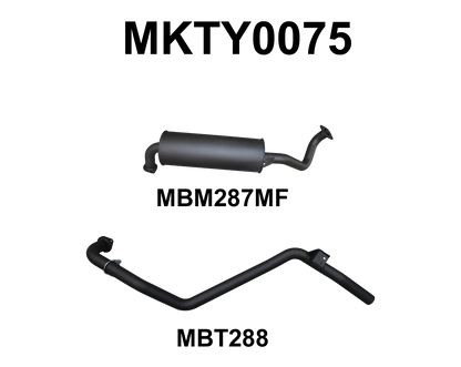 Manta Exhaust System - LandCruiser HZJ80 4.2L 1HZ Diesel Wagon