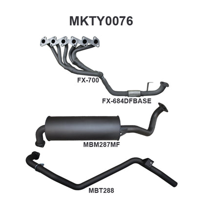 Manta Exhaust System - LandCruiser HZJ80 4.2L 1HZ Diesel Wagon