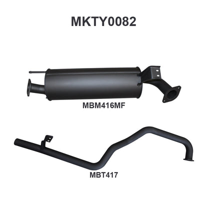 Manta Exhaust System - LandCruiser HZJ105 4.2L 1HZ Diesel Wagon