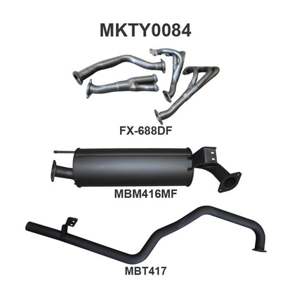 Manta Exhaust System - LandCruiser FZJ105 4.5L 1FZ Petrol Wagon