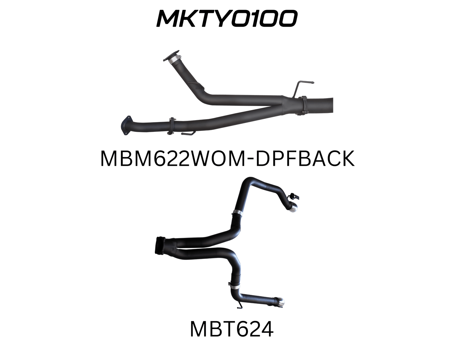 Manta Exhaust System - LandCruiser VDJ200 4.5L V8 Twin Turbo Diesel Wagon (with DPF) Oct 2015-2021