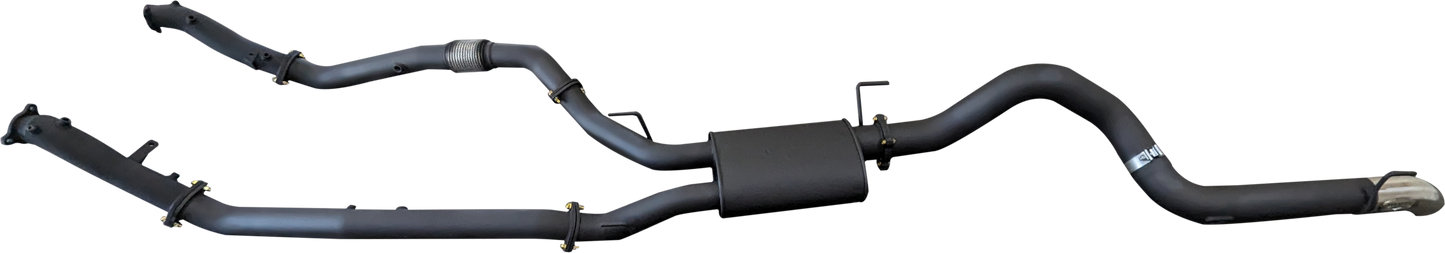 Manta Exhaust System - LandCruiser VDJ200 4.5L V8 Twin Turbo Diesel Wagon (with DPF) Oct 2015-2021