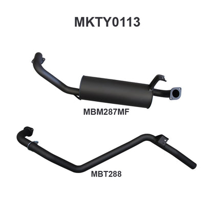 Manta Exhaust System - LandCruiser FZJ80 4.5L 1FZ Petrol Wagon