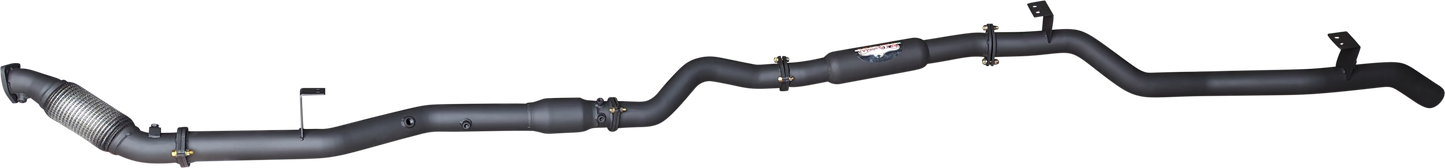 Manta Exhaust System - LandCruiser VDJ79 Dual Cab 4.5L V8 DPF Oct 2016-On - MKTY0125