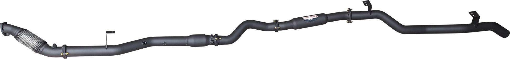 Manta Exhaust System - LandCruiser VDJ79 Dual Cab 4.5L V8 DPF Oct 2016-On - MKTY0125