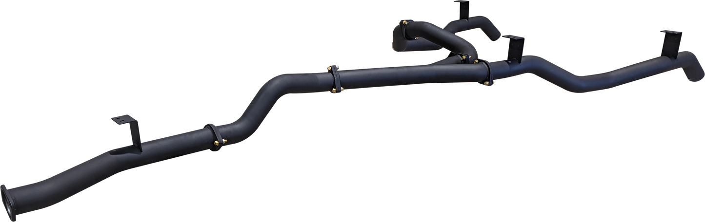 Manta Exhaust System - LandCruiser VDJ79 Dual Cab 4.5L V8 DPF Oct 2016-On - MKTY0134