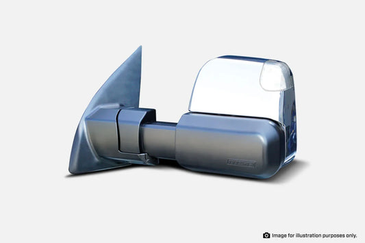 MSA 4x4 Towing Mirrors - suitable for Hilux/Fortuner 2015-Current (Chrome, Electric, Indicators) - TM703