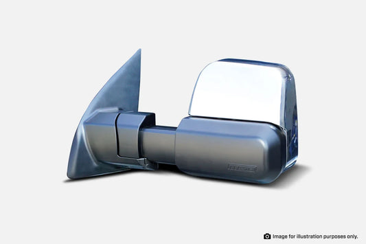MSA 4x4 Towing Mirrors - suitable for Hilux N80 2015-Current (Chrome, Electric) - TM701
