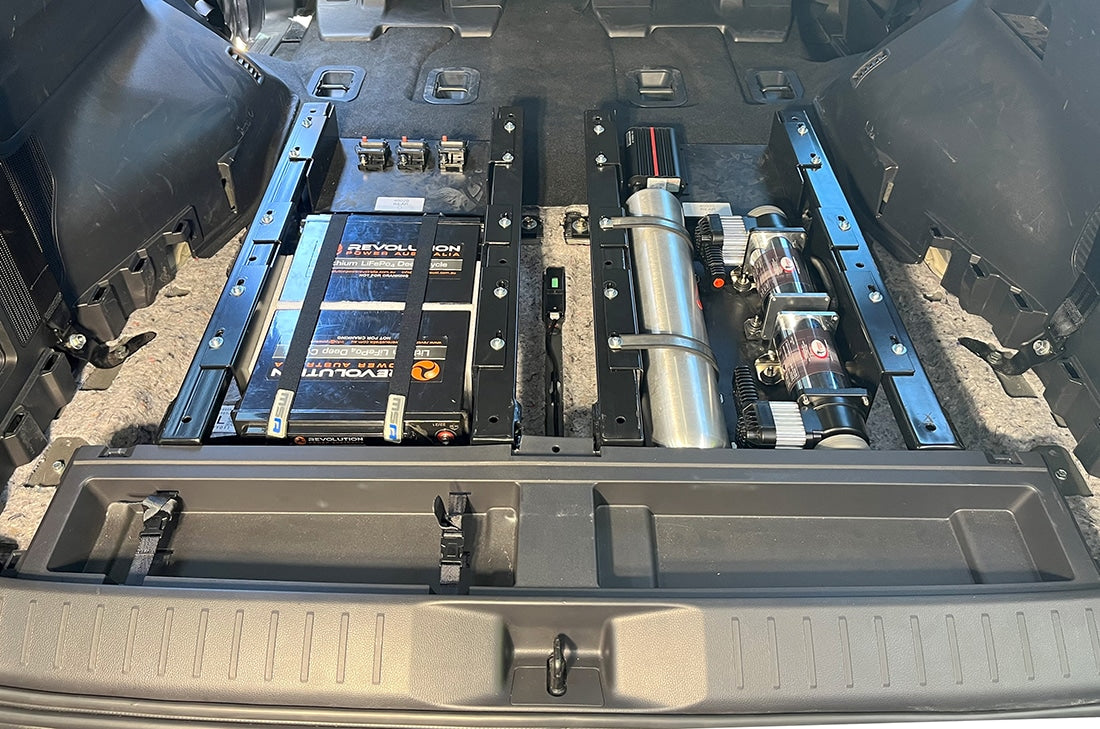 MSA 4x4 Under Drawer Base Frame Tray (Rear) Suitable for Landcruiser 300 Series