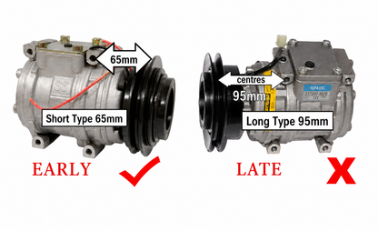 Air Con AC Compressor - Suitable for Landcruiser FZJ79R 4.5L Diesel 1HZ 08/1999-07/2007