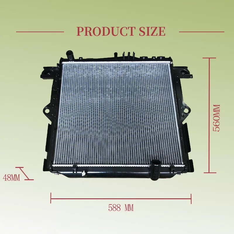 Radiator - Suitable For Toyota LandCruiser 70 Series VDJ76R VDJ78R VDJ79R 4.5L V8 Diesel (2007-On)