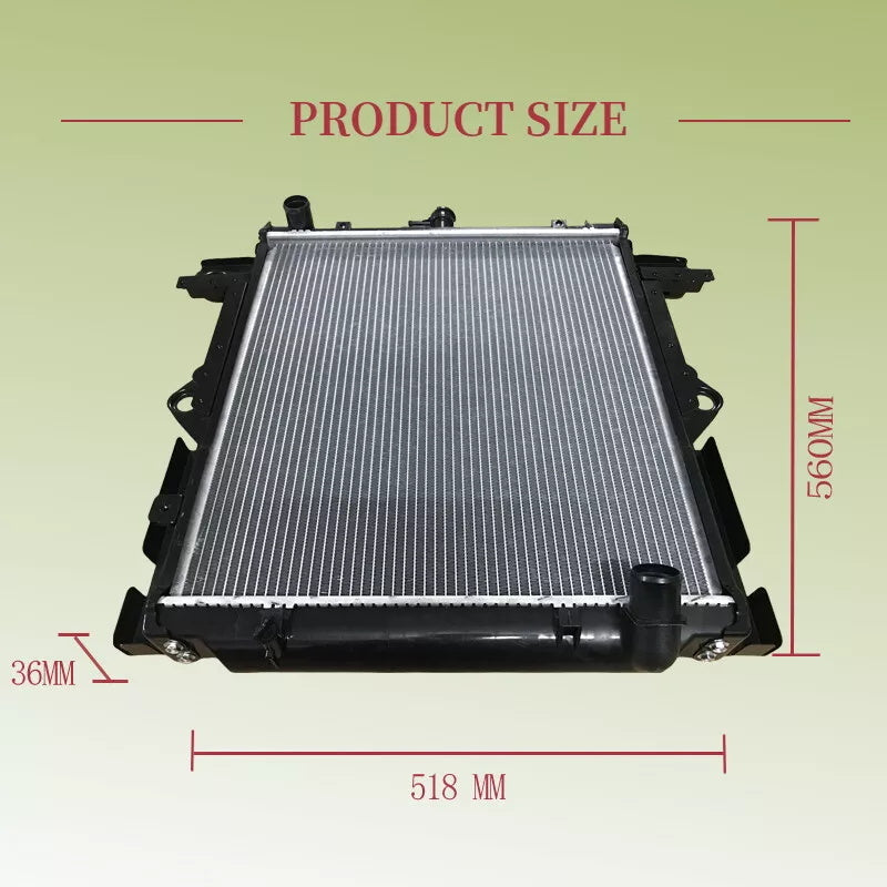 Radiator (With Cap) - Suitable For Toyota LandCruiser 70 Series FZJ78 FZJ79 HDJ78 HDJ79 HZJ78 HZJ79 (1999-2007)
