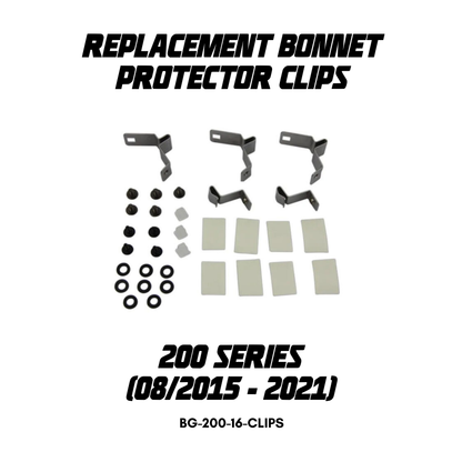 Replacement Bonnet Protector Clips for Toyota Landcruiser 200 Series 08/2015-2021