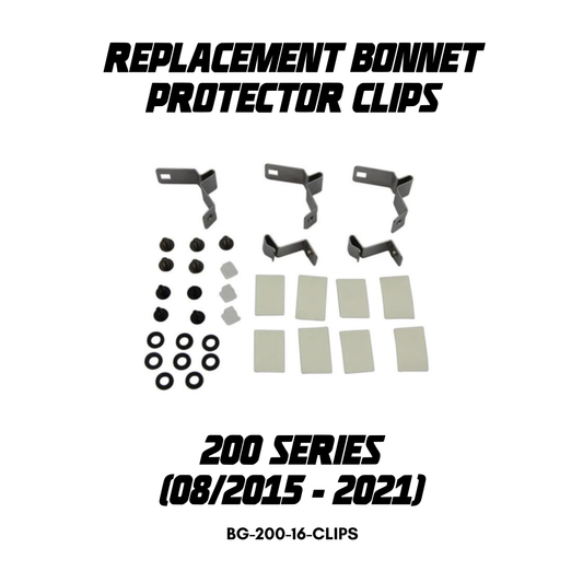 Replacement Bonnet Protector Clips for Toyota Landcruiser 200 Series 08/2015-2021