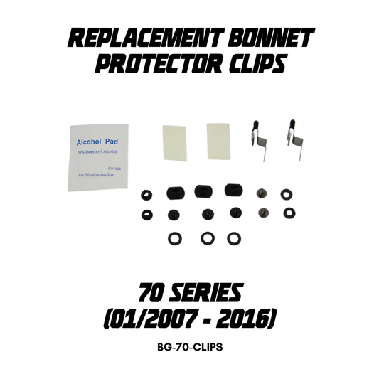 Replacement Bonnet Protector Clips For Toyota Landcruiser 70 76 78 79 01/2007-2016 Series