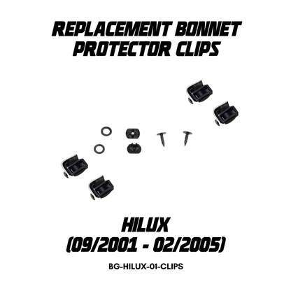 Replacement Bonnet Protector Clips for Toyota Hilux 167 09/2001- 02/2005