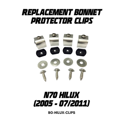 Replacement Protector Clips For Toyota Hilux N70 SR SR5 2005 - 07/2011