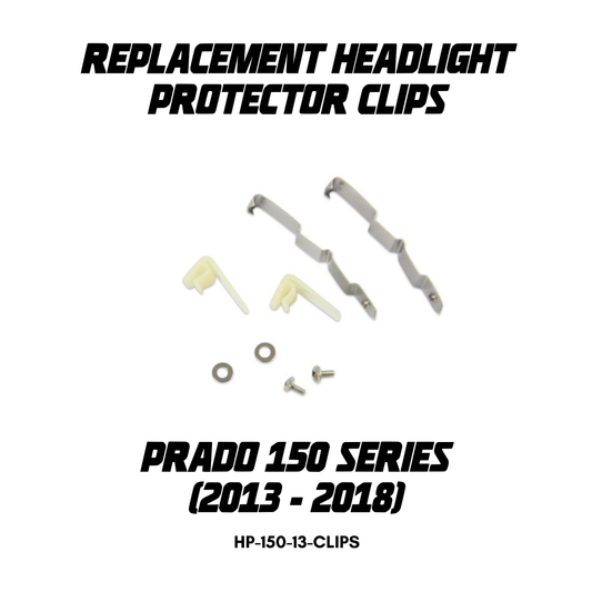 Replacement Headlight Protector Clips for Toyota Prado 150 Series Aug 2013-2018