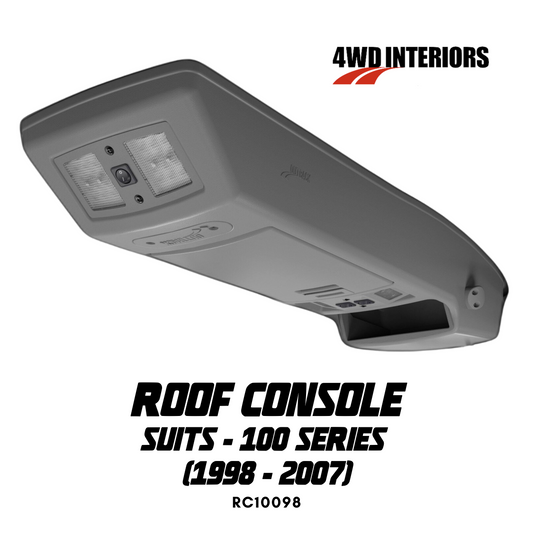 4WD Interiors Roof Console - Suitable for Toyota Landcruiser 100 Series 1998-2007 - RC10098