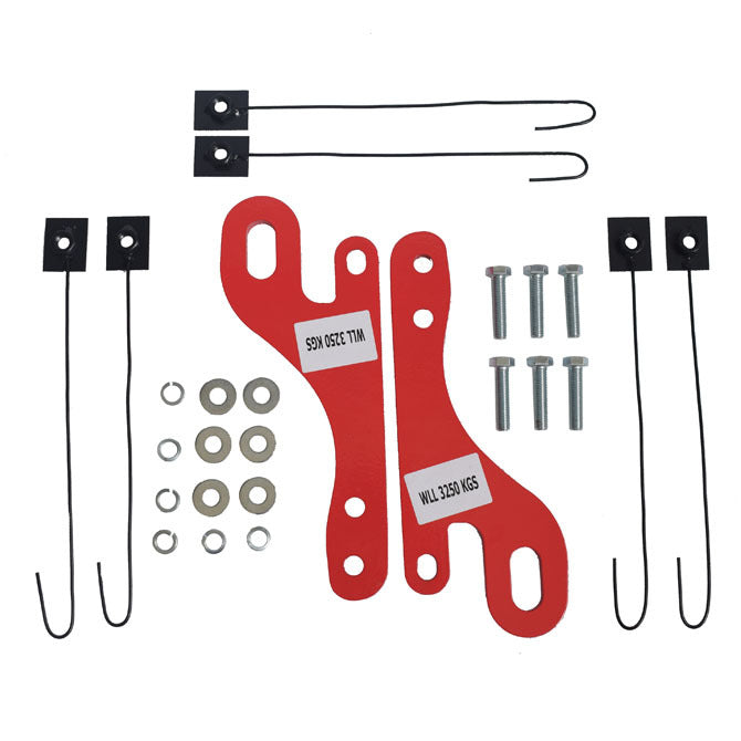 Front Recovery Tow Point Set - Suitable For Toyota LandCruiser Prado 150 Series (2009-ON)
