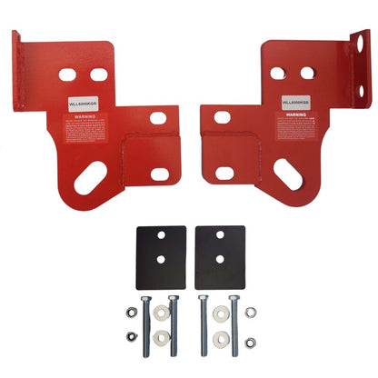 Front Recovery Tow Point Set - Suitable For Toyota Hilux N80 GUN Series Revo (2015-2022)