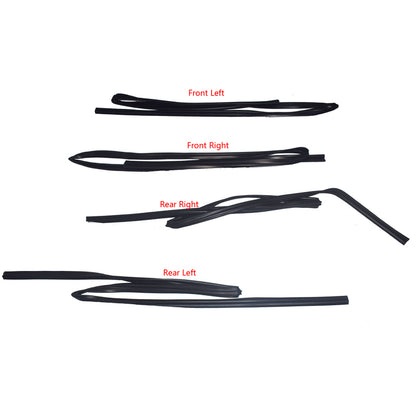 Door Window Rubber Kit -  Suitable for LandCruiser 80 Series